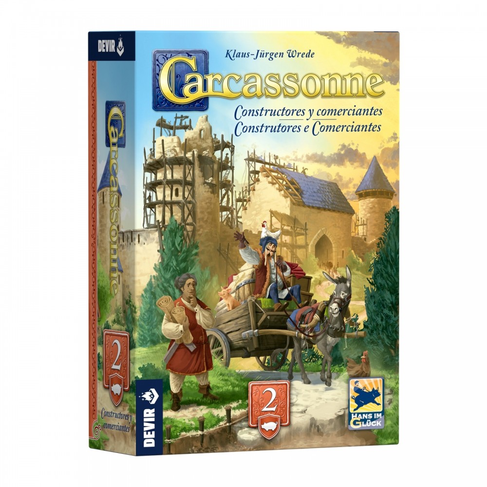 CARCASSONNE EXP.2 - CONSTRUCTORES Y COMERCIANTES