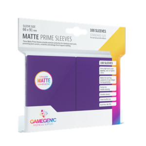 Fundas para cartas Pack Matte Prime Sleeves - Purple