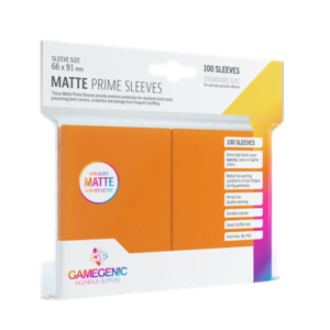 Fundas para cartas Pack Matte Prime Sleeves - Naranja