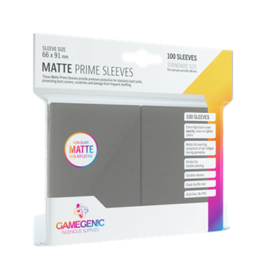 Fundas para cartas Pack Matte Prime Sleeves - Gris